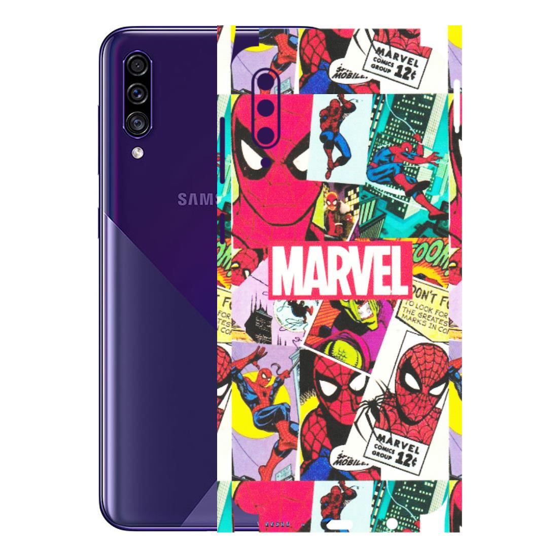 Samsung A/S Series Phone Skins (All Models) - Marvel Comic Spiderman Grafitti - Matte Finish (M-72) Samsung Galaxy A30s