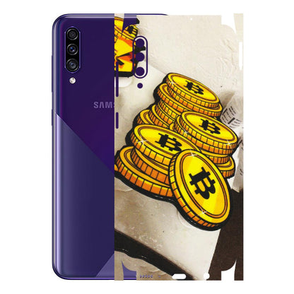 Samsung A/S Series Phone Skins (All Models) - Billionaire Bitcoin Collection - Matte Finish (M-92) Samsung Galaxy A30s