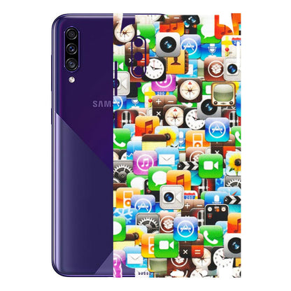 Samsung A/S Series Phone Skins (All Models) - All Apple Icons - Matte Finish (M-93) Samsung Galaxy A30s
