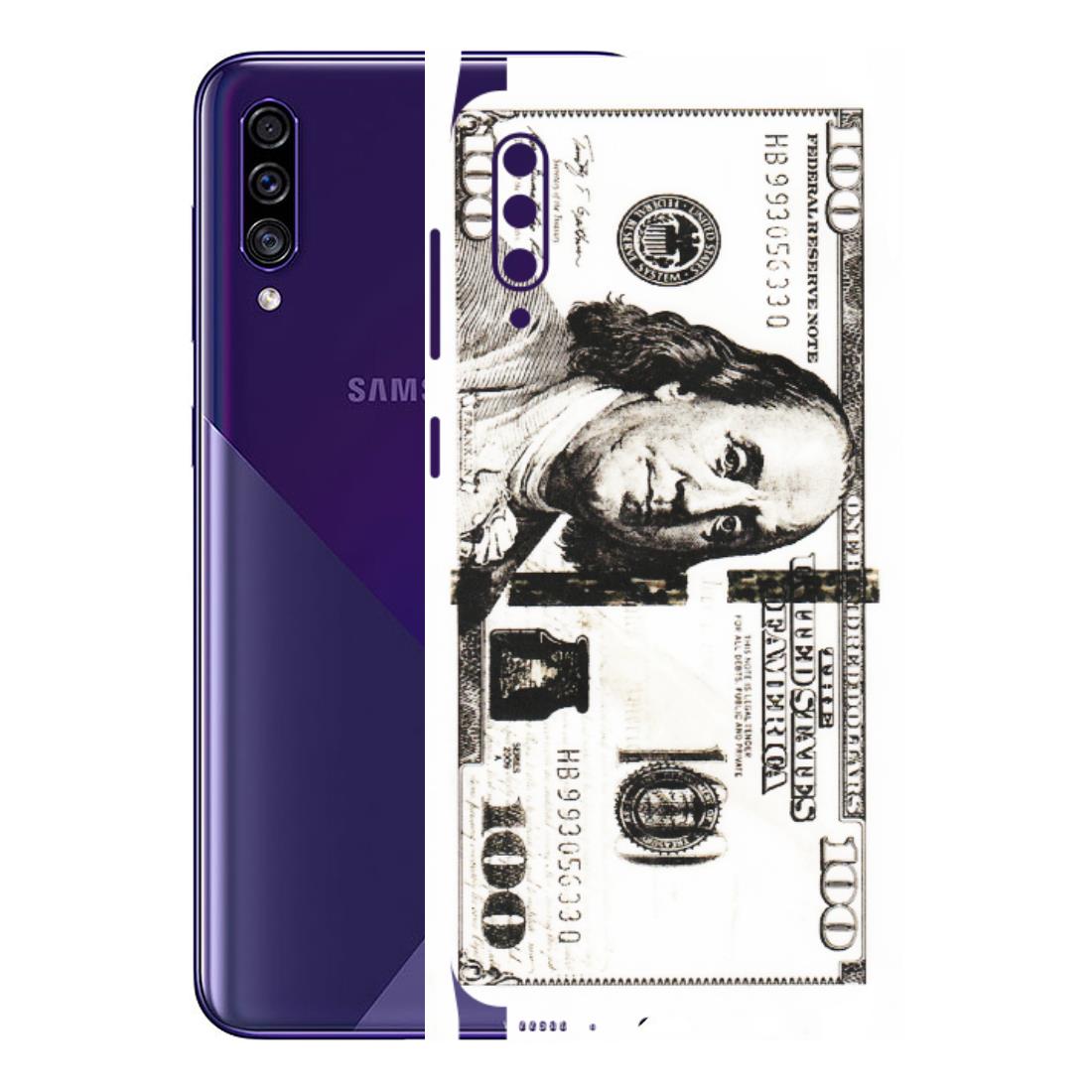 Samsung A/S Series Phone Skins (All Models) - 100 Dollar Currency - Transparent Finish (T-01) Samsung Galaxy A30s