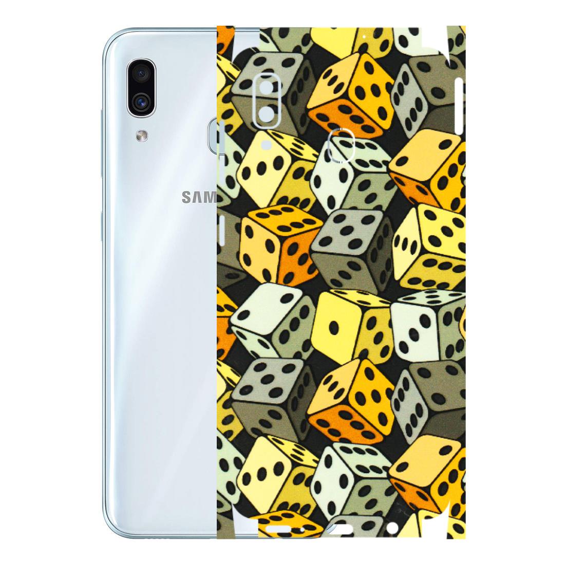 Samsung A/S Series Phone Skins (All Models) - Dices Of Life - 3D Embossed Finish (L-04) Samsung Galaxy A30