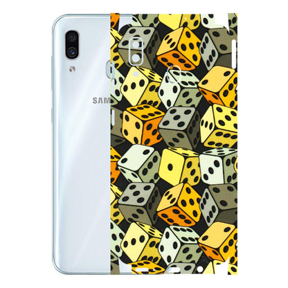 Samsung A/S Series Phone Skins (All Models) - Dices Of Life - 3D Embossed Finish (L-04) Samsung Galaxy A30