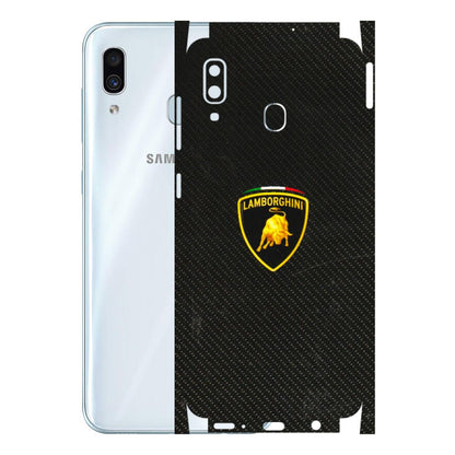 Samsung A/S Series Phone Skins (All Models) - Dotted Lambo - 3D Embossed Finish (L-105) Samsung Galaxy A30