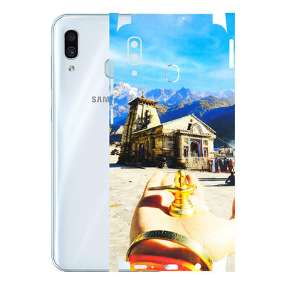 Samsung A/S Series Phone Skins (All Models) - Beauty of Kedarnath - 3D Embossed Finish (L-108) Samsung Galaxy A30