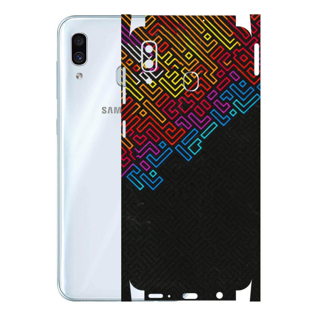 Samsung A/S Series Phone Skins (All Models) - Dotme Pattern Art - 3D Embossed Finish (L-121) Samsung Galaxy A30