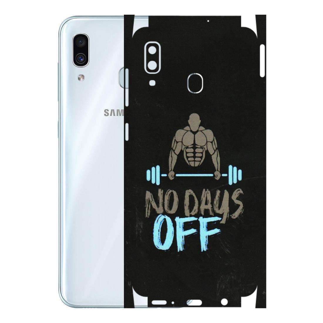 Samsung A/S Series Phone Skins (All Models) - Gym Lover - 3D Embossed Finish (L-127) Samsung Galaxy A30