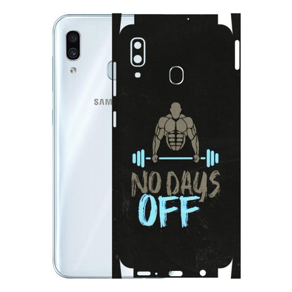 Samsung A/S Series Phone Skins (All Models) - Gym Lover - 3D Embossed Finish (L-127) Samsung Galaxy A30