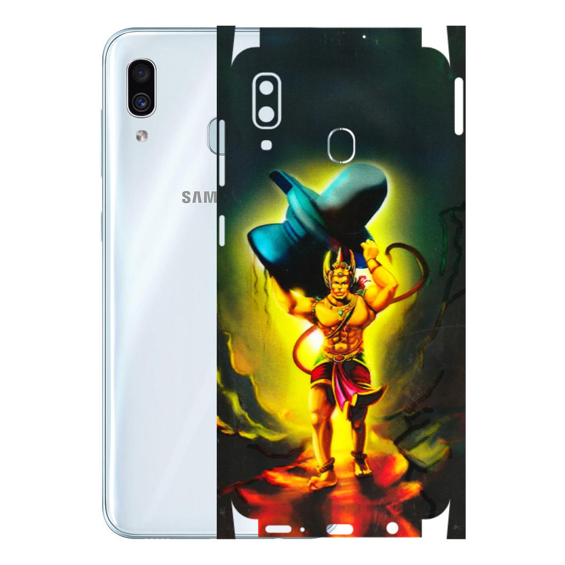Samsung A/S Series Phone Skins (All Models) - Hanuman Ji - 3D Embossed Finish (L-128) Samsung Galaxy A30