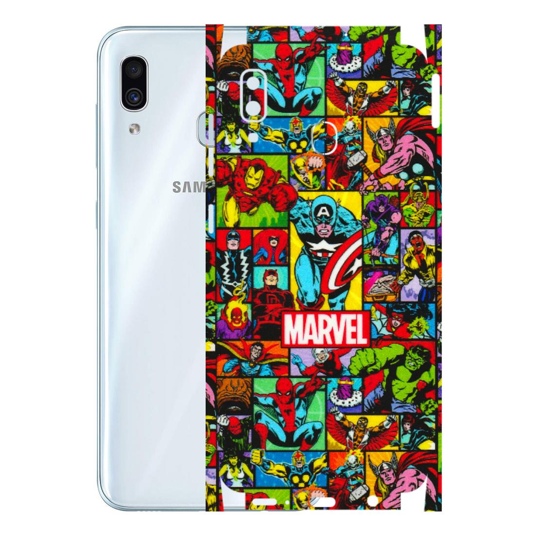 Samsung A/S Series Phone Skins (All Models) - MARVELOUS Comic Characters - 3D Embossed Finish (L-129) Samsung Galaxy A30