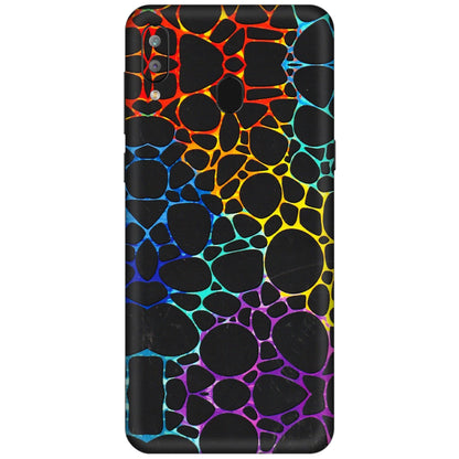 Samsung A/S Series Phone Skins (All Models) - Abstract Art MultiColour - 3D Embossed Finish (L-133) Samsung Galaxy A30