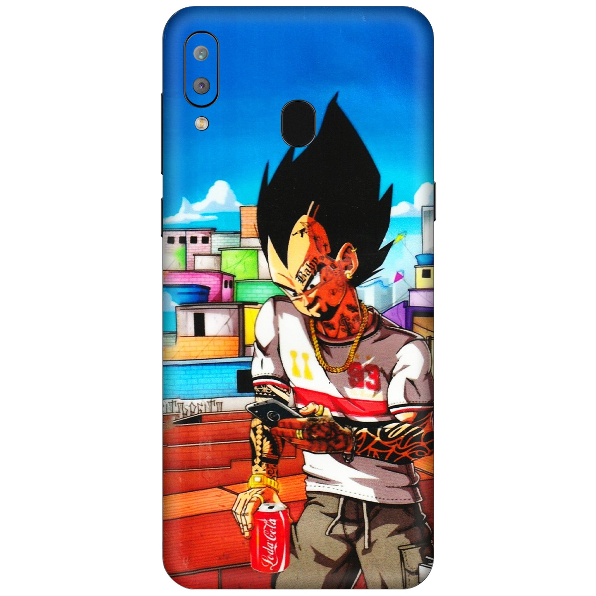 Samsung A/S Series Phone Skins (All Models) - Vegeta - 3D Embossed Finish (L-136) Samsung Galaxy A30