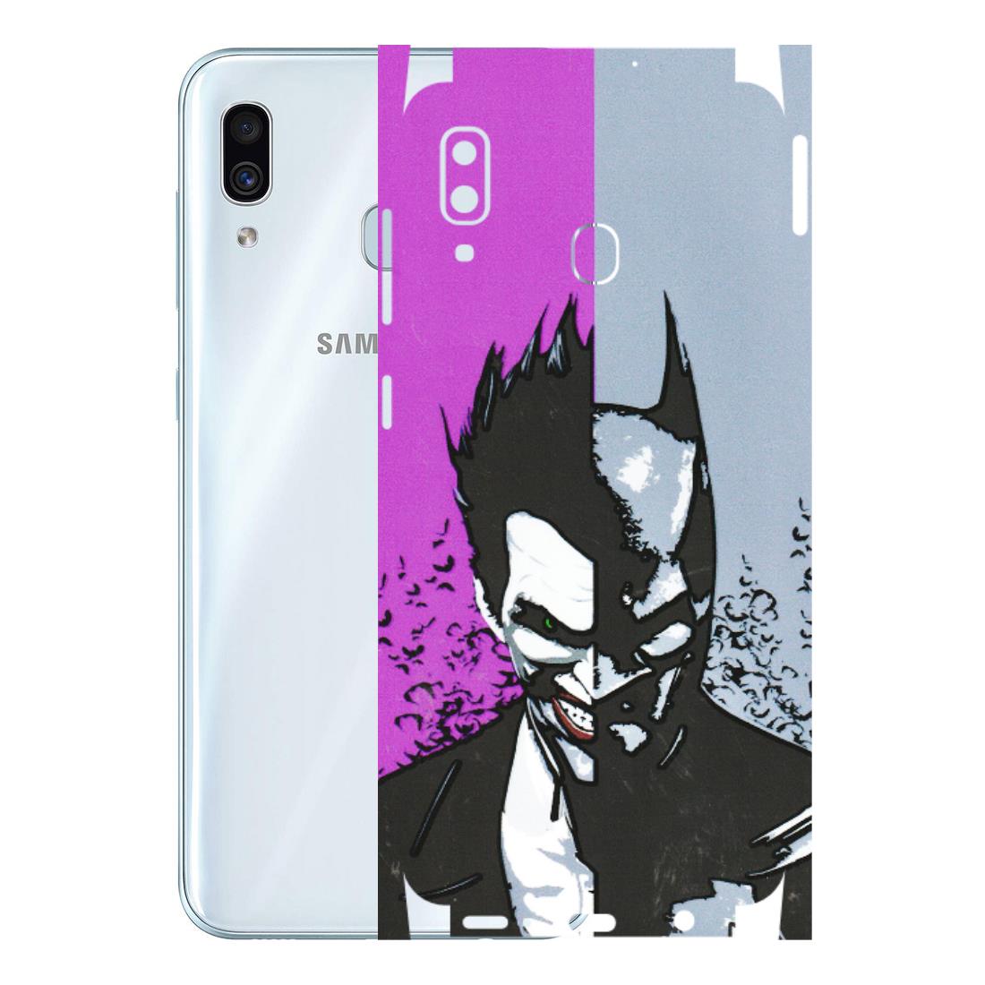 Samsung A/S Series Phone Skins (All Models) - Batman & Joker - 3D Embossed Finish (L-143) Samsung Galaxy A30