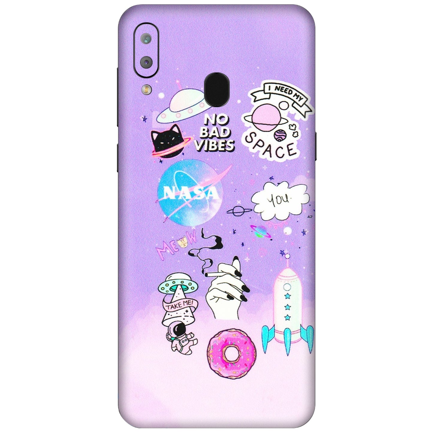 Samsung A/S Series Phone Skins (All Models) - I Need My Nasa Skin - 3D Embossed Finish (L-149) Samsung Galaxy A30