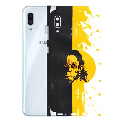 Samsung A/S Series Phone Skins (All Models) - Bajrangbali - 3D Embossed Finish (L-151) Samsung Galaxy A30
