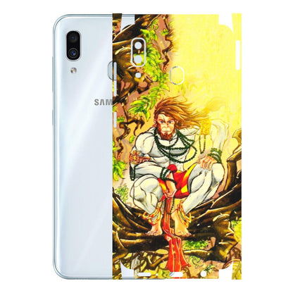 Samsung A/S Series Phone Skins (All Models) - Lord Hanuman - 3D Embossed Finish (L-152) Samsung Galaxy A30