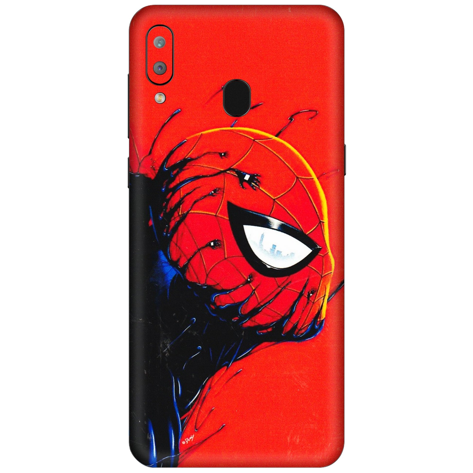 Samsung A/S Series Phone Skins (All Models) - Spiderman Face Venom - 3D Embossed Finish (L-165) Samsung Galaxy A30