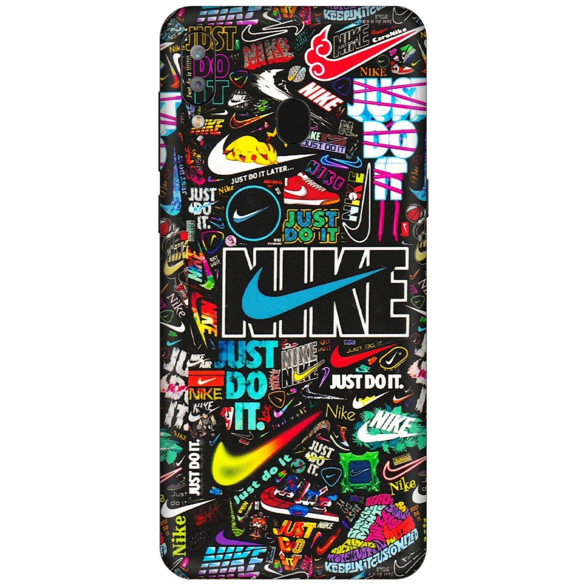 Samsung A/S Series Phone Skins (All Models) - Just Do It Doodles - 3D Embossed Finish (L-166) Samsung Galaxy A30