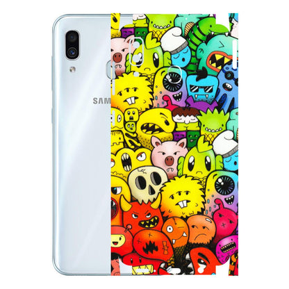 Samsung A/S Series Phone Skins (All Models) - Angry Funkies - 3D Embossed Finish (L-169) Samsung Galaxy A30