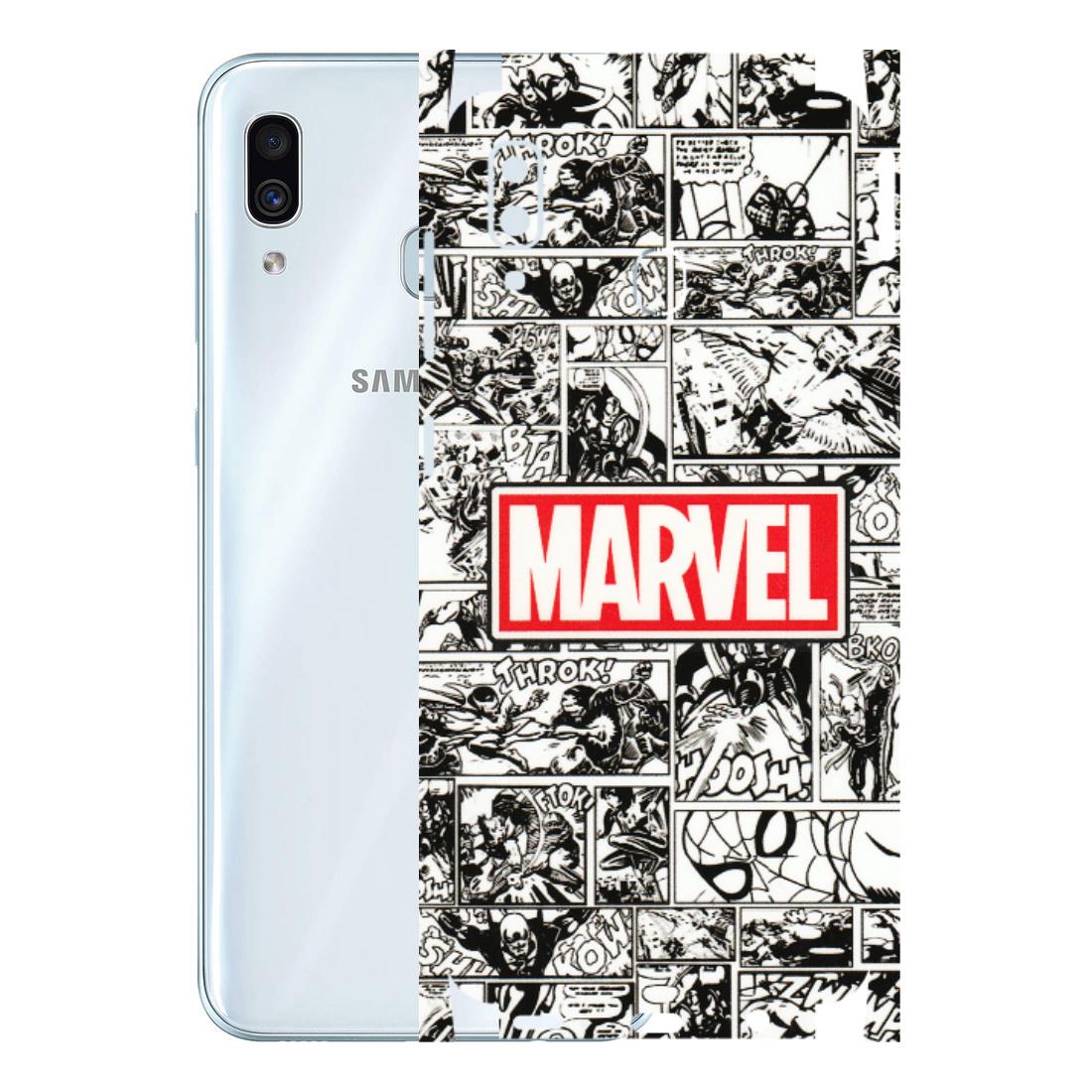 Samsung A/S Series Phone Skins (All Models) - Marvel Comic - 3D Embossed Finish (L-171) Samsung Galaxy A30