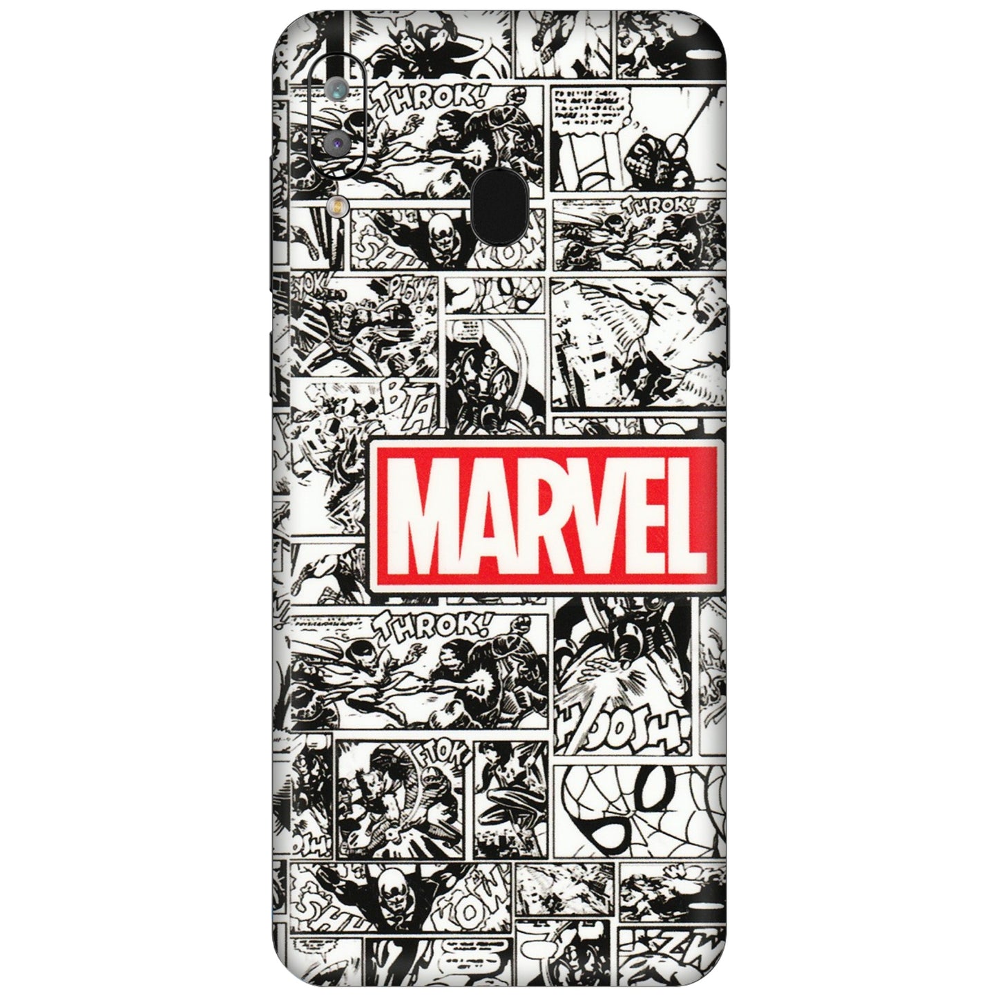 Samsung A/S Series Phone Skins (All Models) - Marvel Comic - 3D Embossed Finish (L-171) Samsung Galaxy A30
