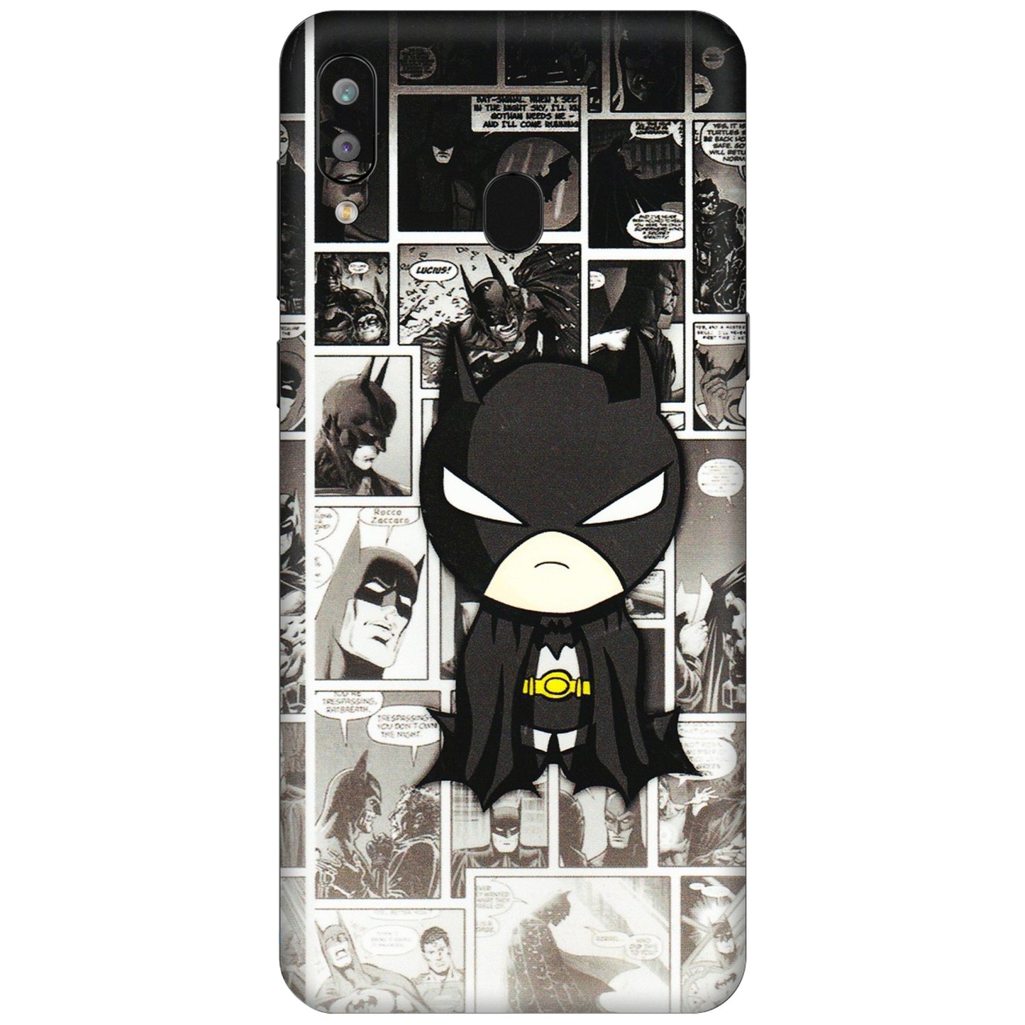 Samsung A/S Series Phone Skins (All Models) - Toon Batman - 3D Embossed Finish (L-182) Samsung Galaxy A30