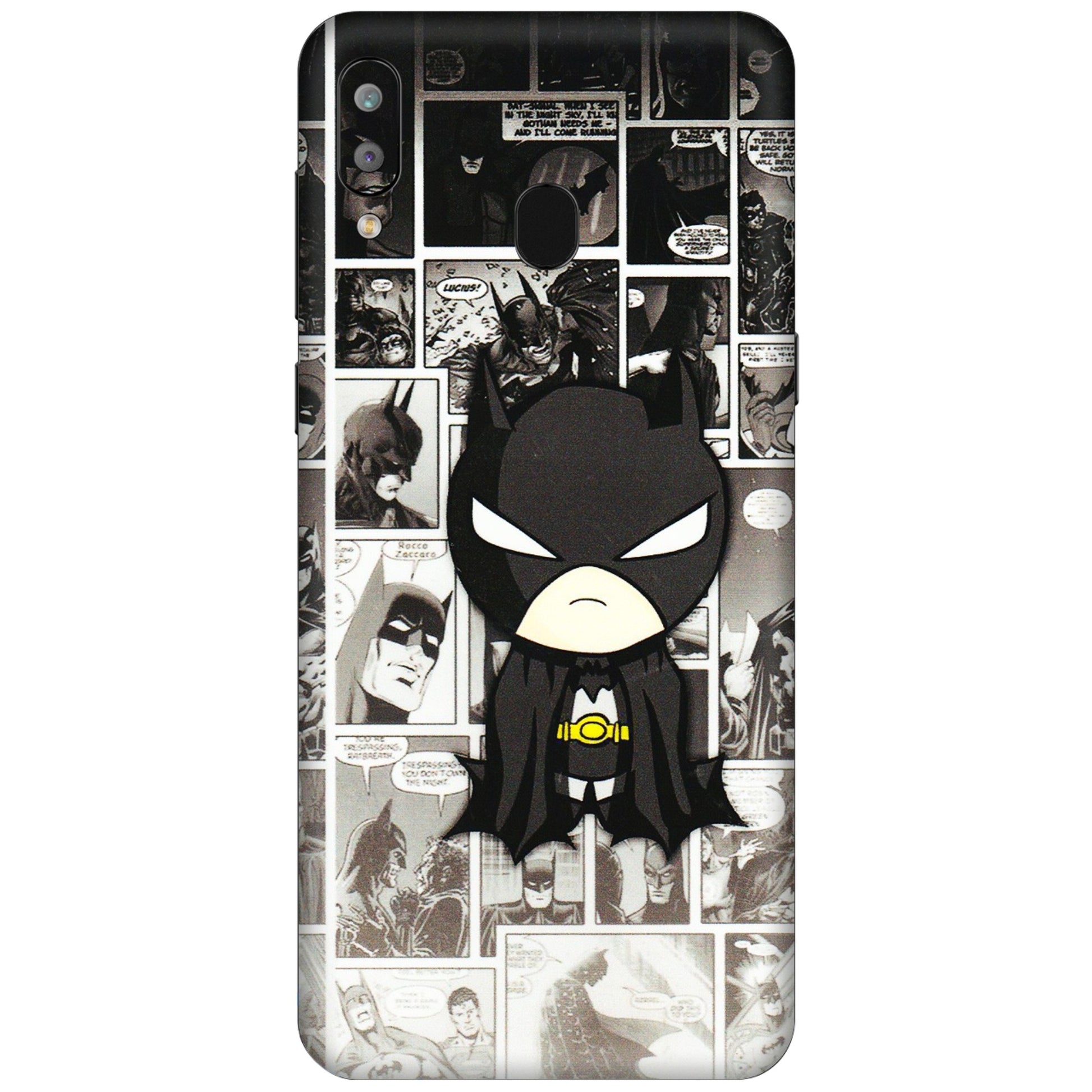 Samsung A/S Series Phone Skins (All Models) - Toon Batman - 3D Embossed Finish (L-182) Samsung Galaxy A30