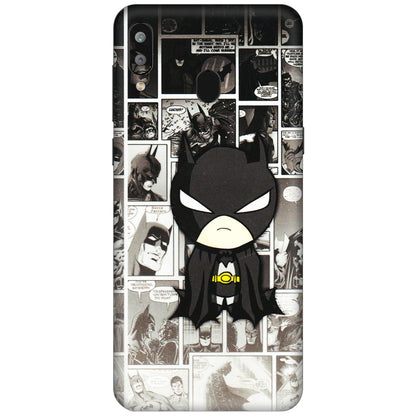 Samsung A/S Series Phone Skins (All Models) - Toon Batman - 3D Embossed Finish (L-182) Samsung Galaxy A30