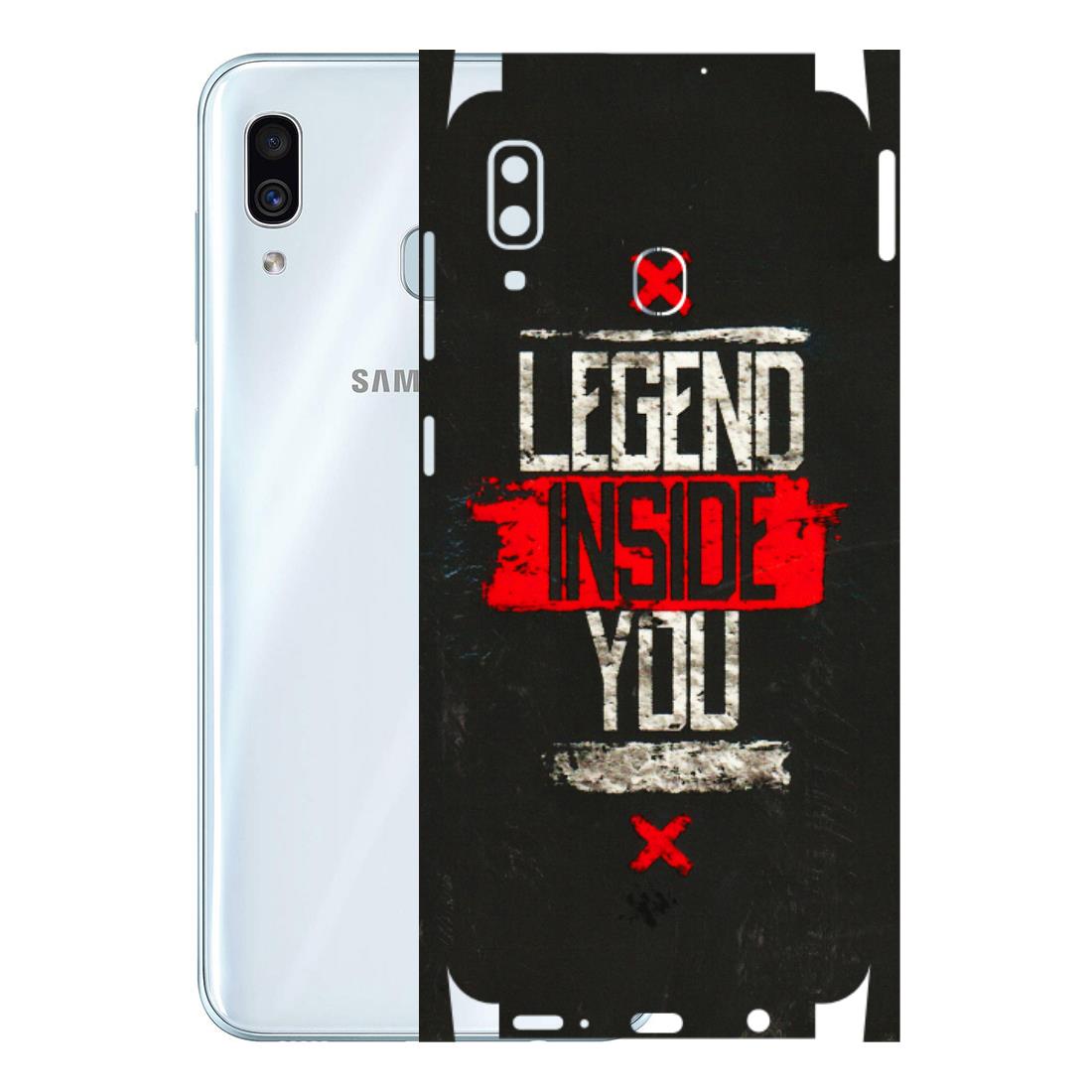 Samsung A/S Series Phone Skins (All Models) - Legend Inside You - 3D Embossed Finish (L-186) Samsung Galaxy A30