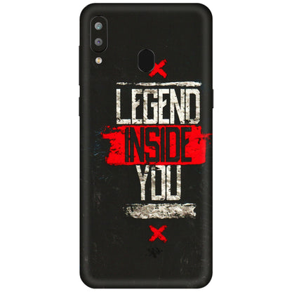 Samsung A/S Series Phone Skins (All Models) - Legend Inside You - 3D Embossed Finish (L-186) Samsung Galaxy A30