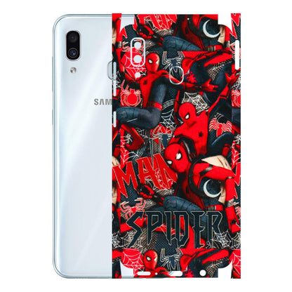 Samsung A/S Series Phone Skins (All Models) - SpiderMan Cool - 3D Embossed Finish (L-188) Samsung Galaxy A30