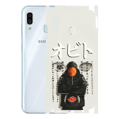 Samsung A/S Series Phone Skins (All Models) - Obito Anime Eye - 3D Embossed Finish (L-19) Samsung Galaxy A30