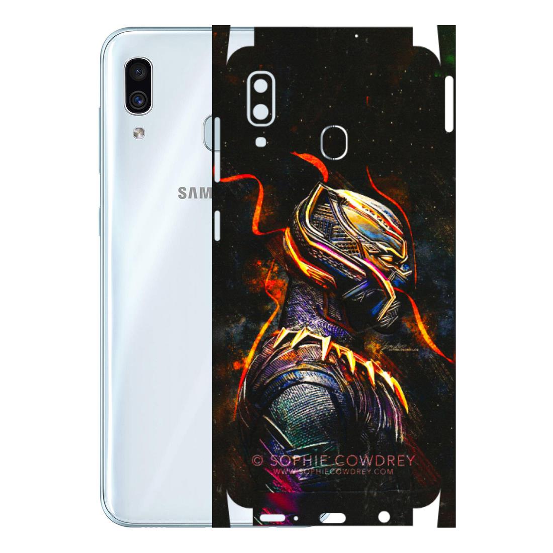 Samsung A/S Series Phone Skins (All Models) - Black Panther - 3D Embossed Finish (L-190) Samsung Galaxy A30