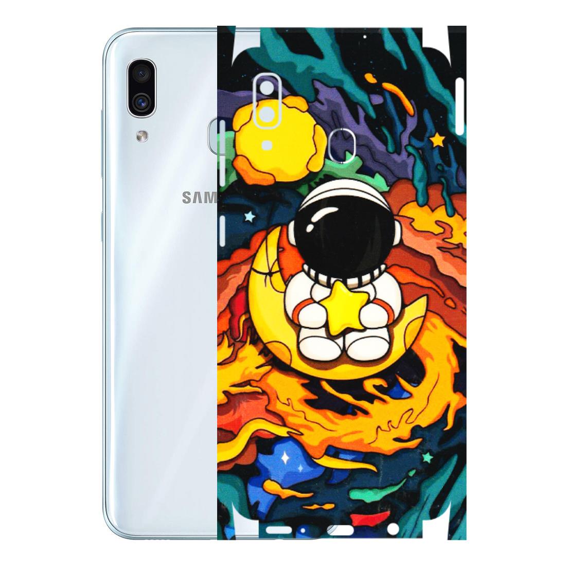 Samsung A/S Series Phone Skins (All Models) - Baby Astronaut - 3D Embossed Finish (L-197) Samsung Galaxy A30