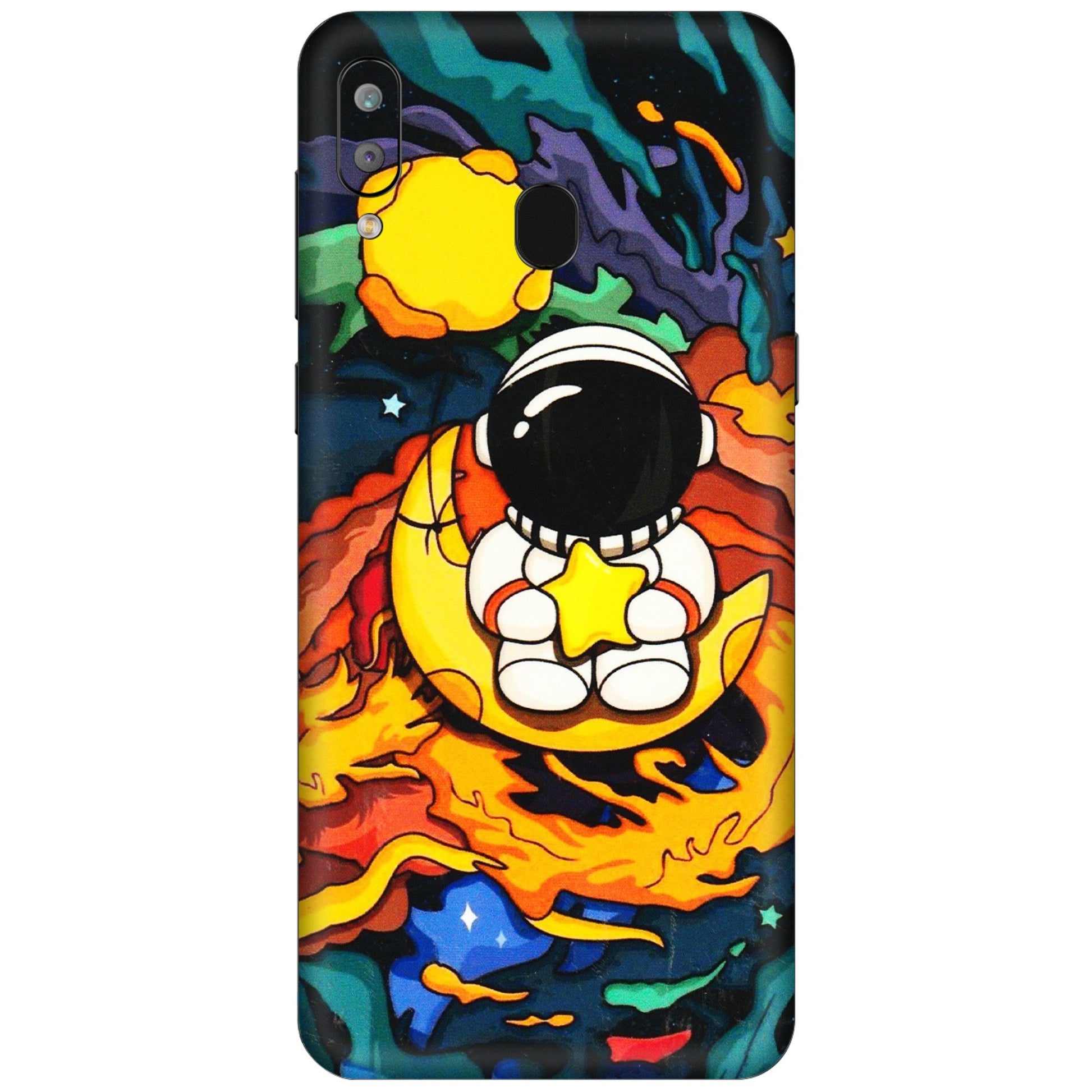 Samsung A/S Series Phone Skins (All Models) - Baby Astronaut - 3D Embossed Finish (L-197) Samsung Galaxy A30
