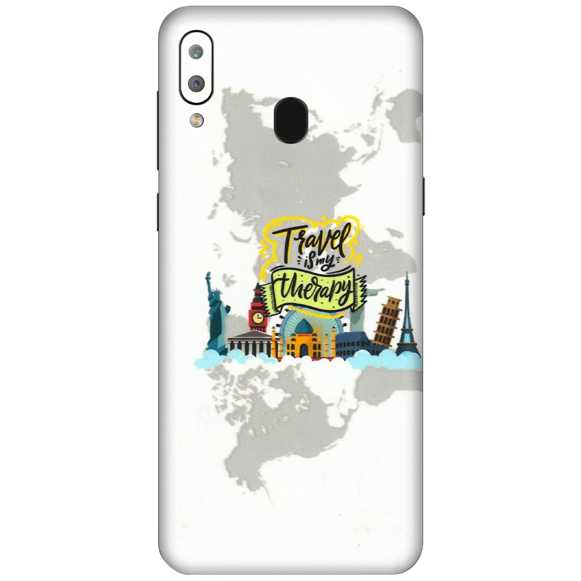 Samsung A/S Series Phone Skins (All Models) - Travel Therapy - 3D Embossed Finish (L-199) Samsung Galaxy A30