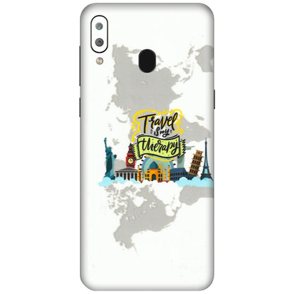 Samsung A/S Series Phone Skins (All Models) - Travel Therapy - 3D Embossed Finish (L-199) Samsung Galaxy A30