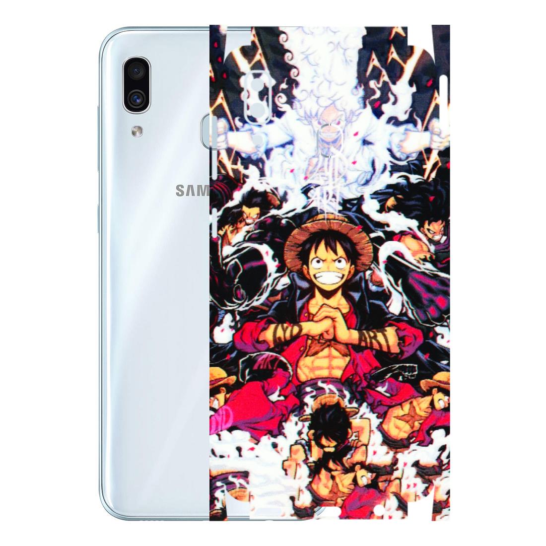 Samsung A/S Series Phone Skins (All Models) - Luffy Anime Character - 3D Embossed Finish (L-203) Samsung Galaxy A30