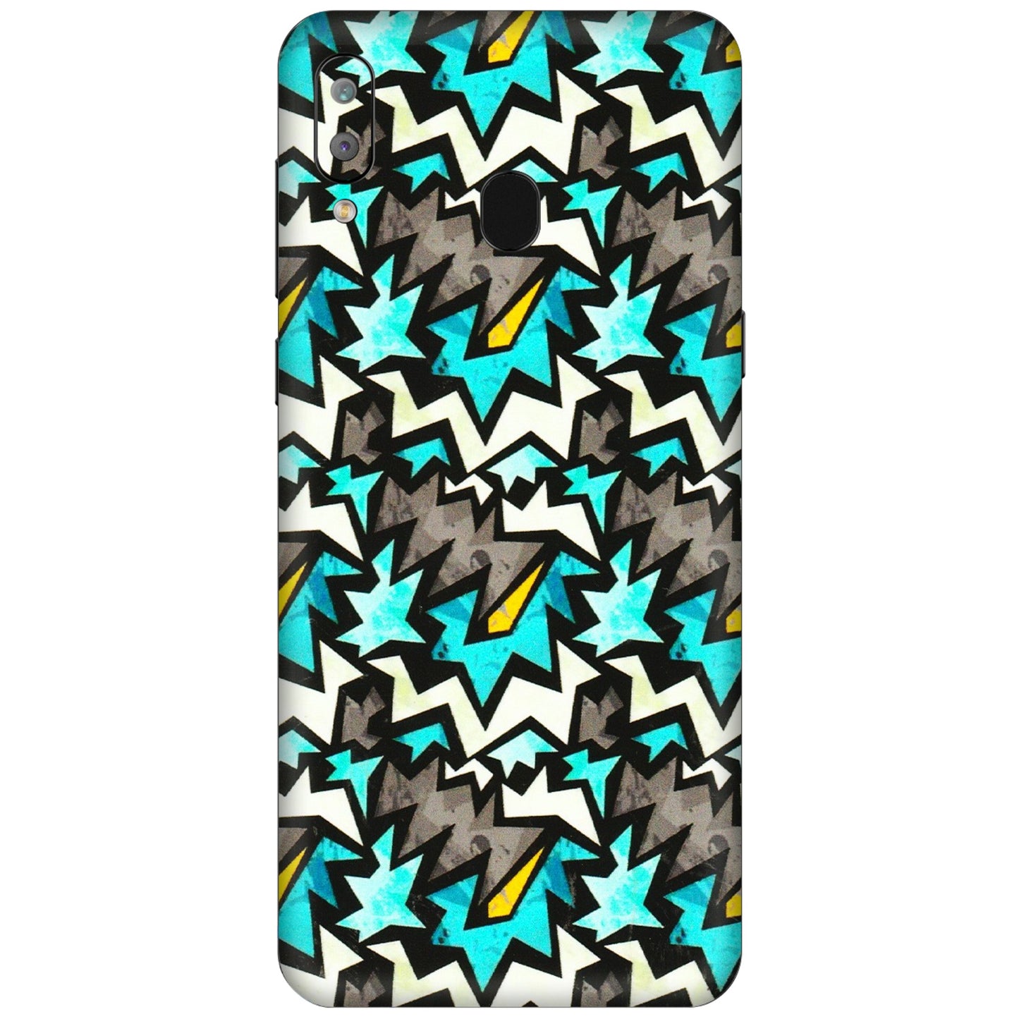 Samsung A/S Series Phone Skins (All Models) - Funky Zig Zag - 3D Embossed Finish (L-223) Samsung Galaxy A30