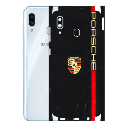 Samsung A/S Series Phone Skins (All Models) - Premium Porsche - 3D Embossed Finish (L-225) Samsung Galaxy A30