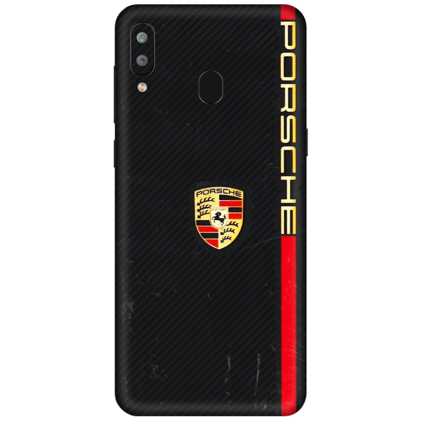 Samsung A/S Series Phone Skins (All Models) - Premium Porsche - 3D Embossed Finish (L-225) Samsung Galaxy A30