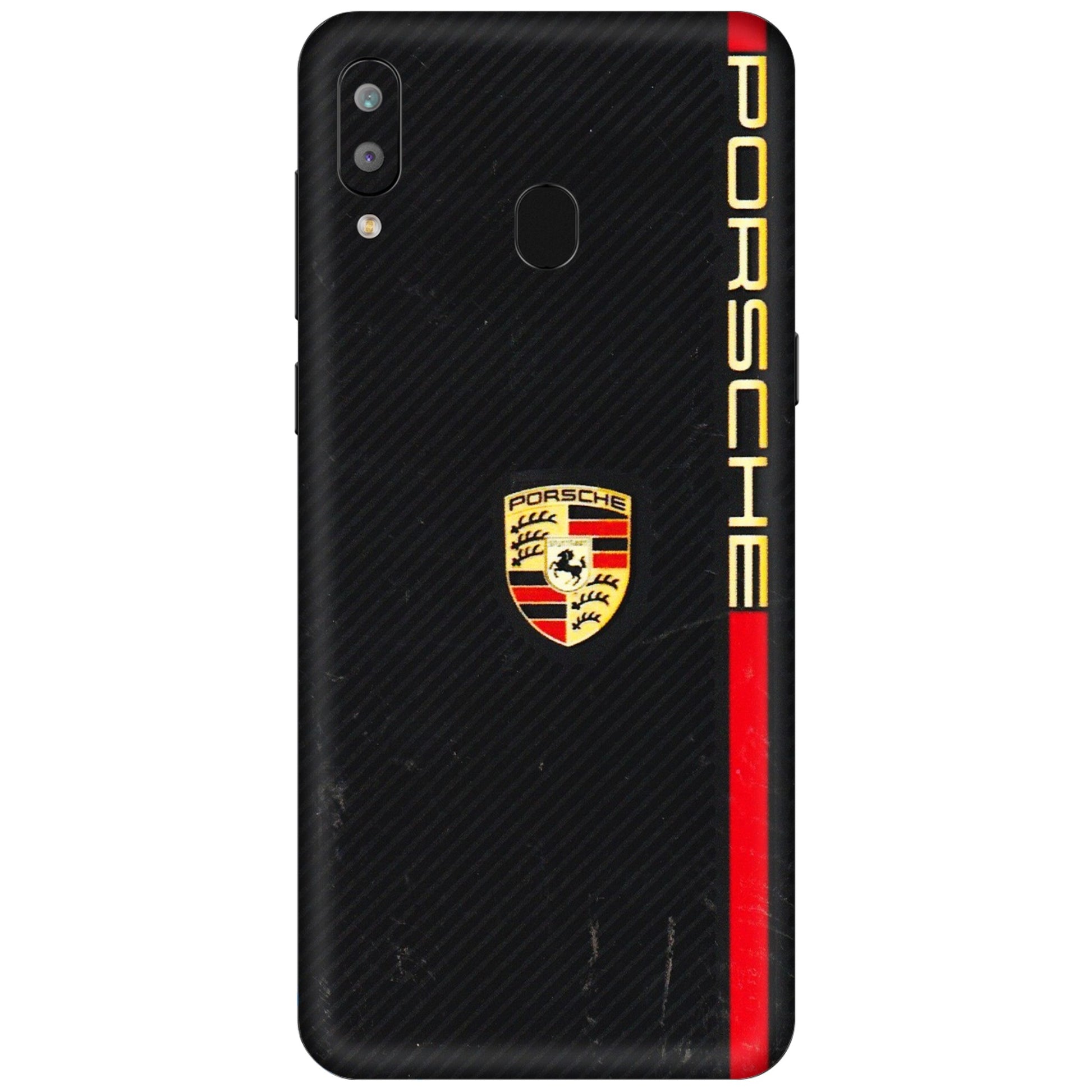 Samsung A/S Series Phone Skins (All Models) - Premium Porsche - 3D Embossed Finish (L-225) Samsung Galaxy A30