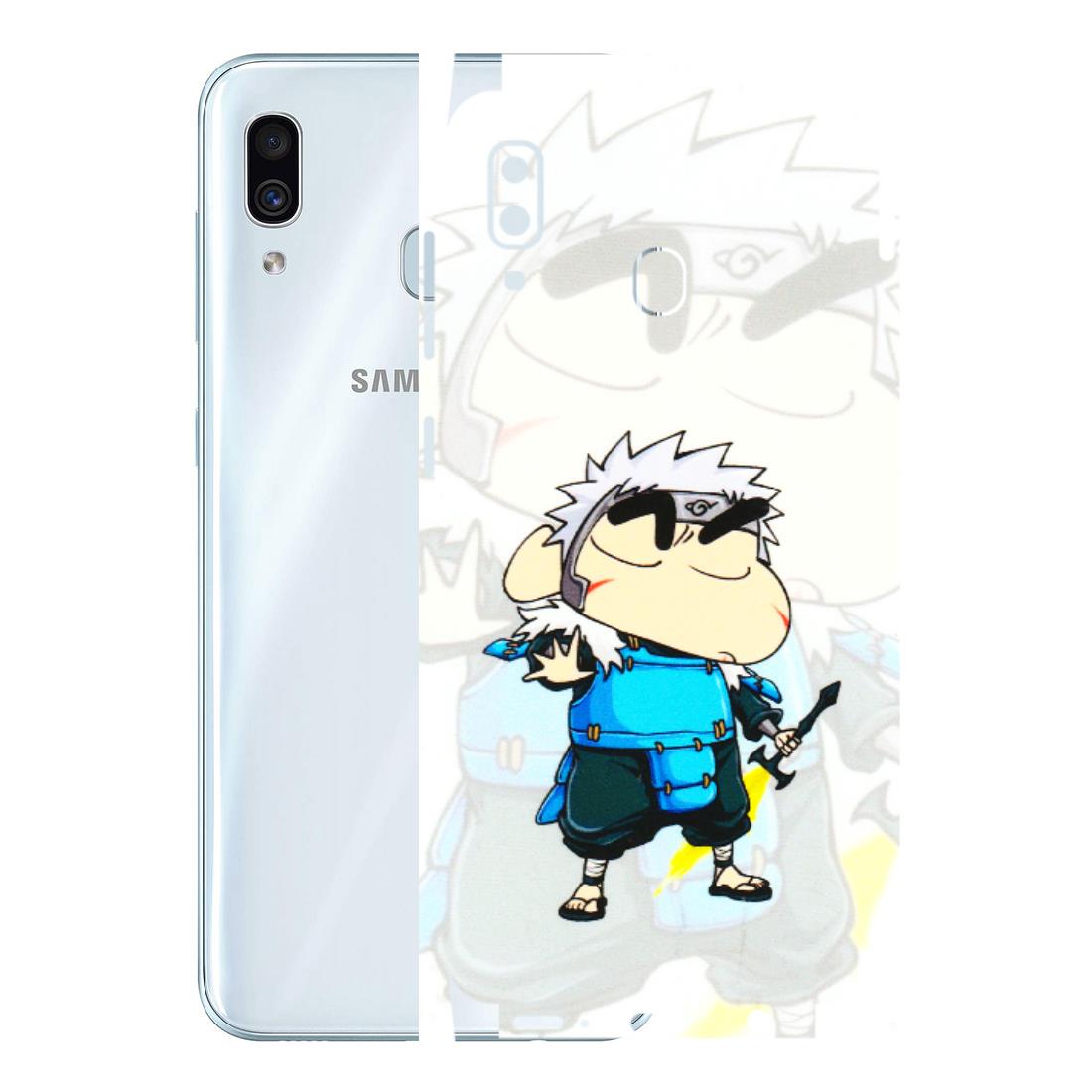 Samsung A/S Series Phone Skins (All Models) - Angry Young Shinchan - 3D Embossed Finish (L-226) Samsung Galaxy A30