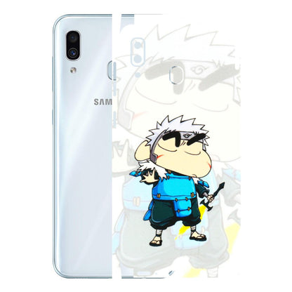 Samsung A/S Series Phone Skins (All Models) - Angry Young Shinchan - 3D Embossed Finish (L-226) Samsung Galaxy A30