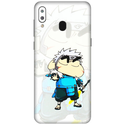 Samsung A/S Series Phone Skins (All Models) - Angry Young Shinchan - 3D Embossed Finish (L-226) Samsung Galaxy A30