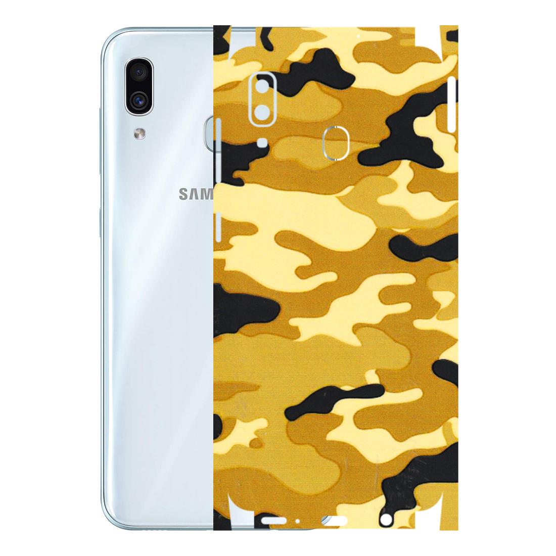 Samsung A/S Series Phone Skins (All Models) - Indian Camo - 3D Embossed Finish (L-228) Samsung Galaxy A30