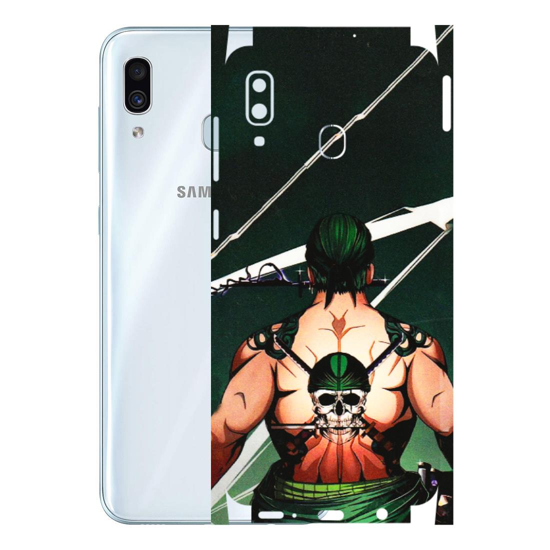 Samsung A/S Series Phone Skins (All Models) - Zoro Anime - 3D Embossed Finish (L-23) Samsung Galaxy A30
