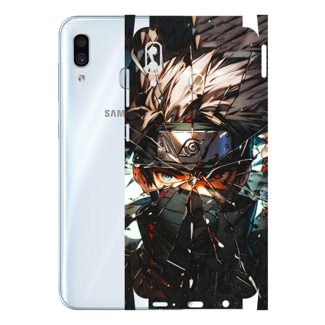 Samsung A/S Series Phone Skins (All Models) - Kakashi Shattered Glass Effect - 3D Embossed Finish (L-237) Samsung Galaxy A30