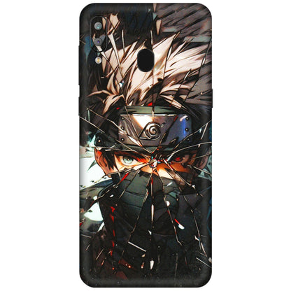 Samsung A/S Series Phone Skins (All Models) - Kakashi Shattered Glass Effect - 3D Embossed Finish (L-237) Samsung Galaxy A30