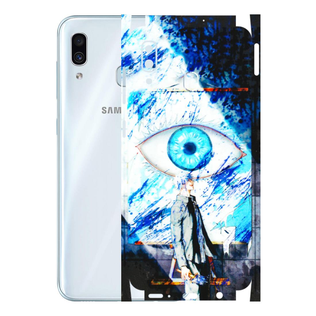 Samsung A/S Series Phone Skins (All Models) - Gojo Satoru evil eye - 3D Embossed Finish (L-239) Samsung Galaxy A30