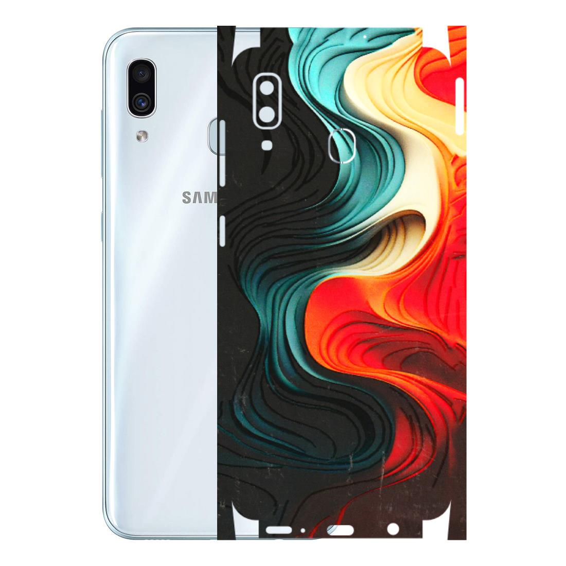 Samsung A/S Series Phone Skins (All Models) - The Silky Swirl - 3D Embossed Finish (L-240) Samsung Galaxy A30